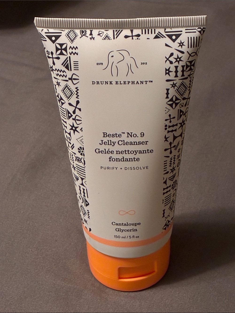 Drunk Elephant Beste No.9 Jelly Cleanser — White & Orange Accents - Picture 1 of 2
